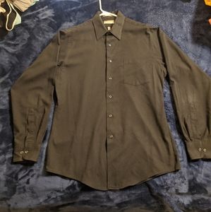 Van Heusen black pinstripe dress shirt